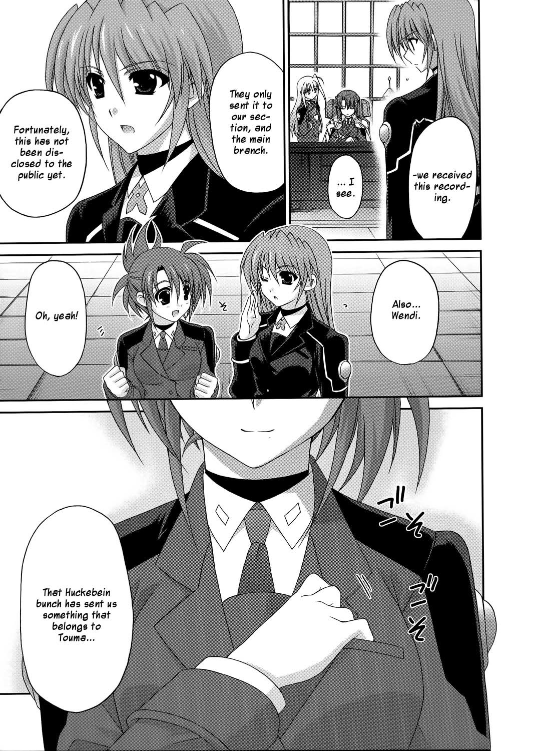 Mahou Senki Lyrical Nanoha Force Chapter 17 page 15 - Chapter 17: Record 17 - 「Bayonet」