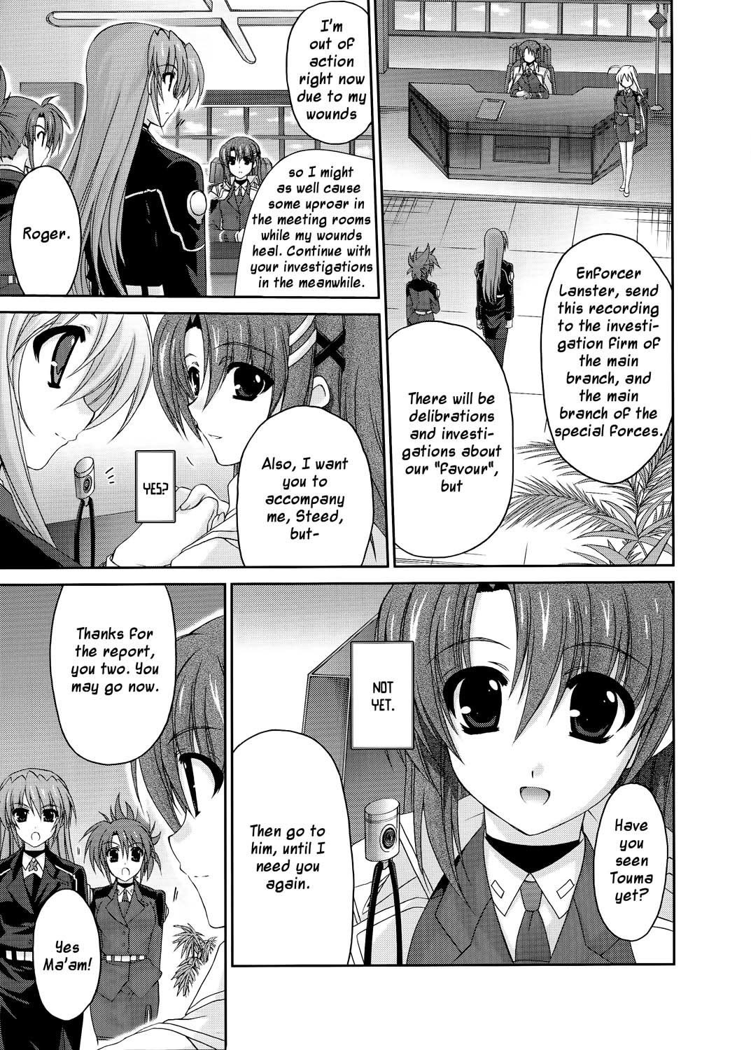 Mahou Senki Lyrical Nanoha Force Chapter 17 page 19 - Chapter 17: Record 17 - 「Bayonet」