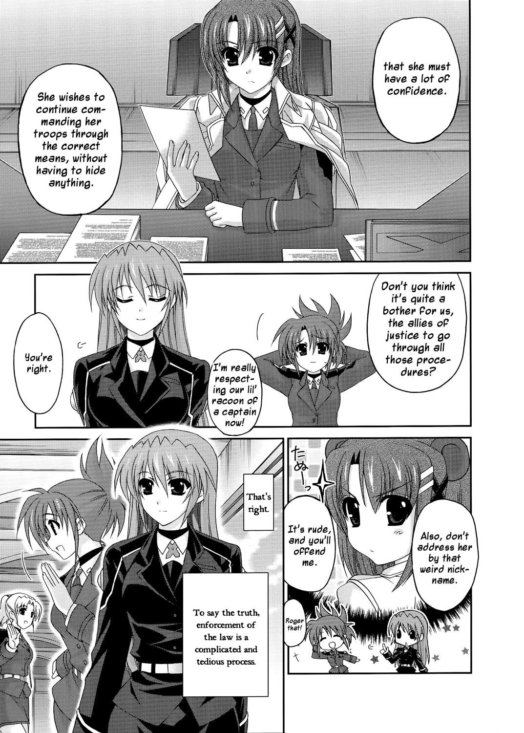 Mahou Senki Lyrical Nanoha Force Chapter 17 page 21 - Chapter 17: Record 17 - 「Bayonet」