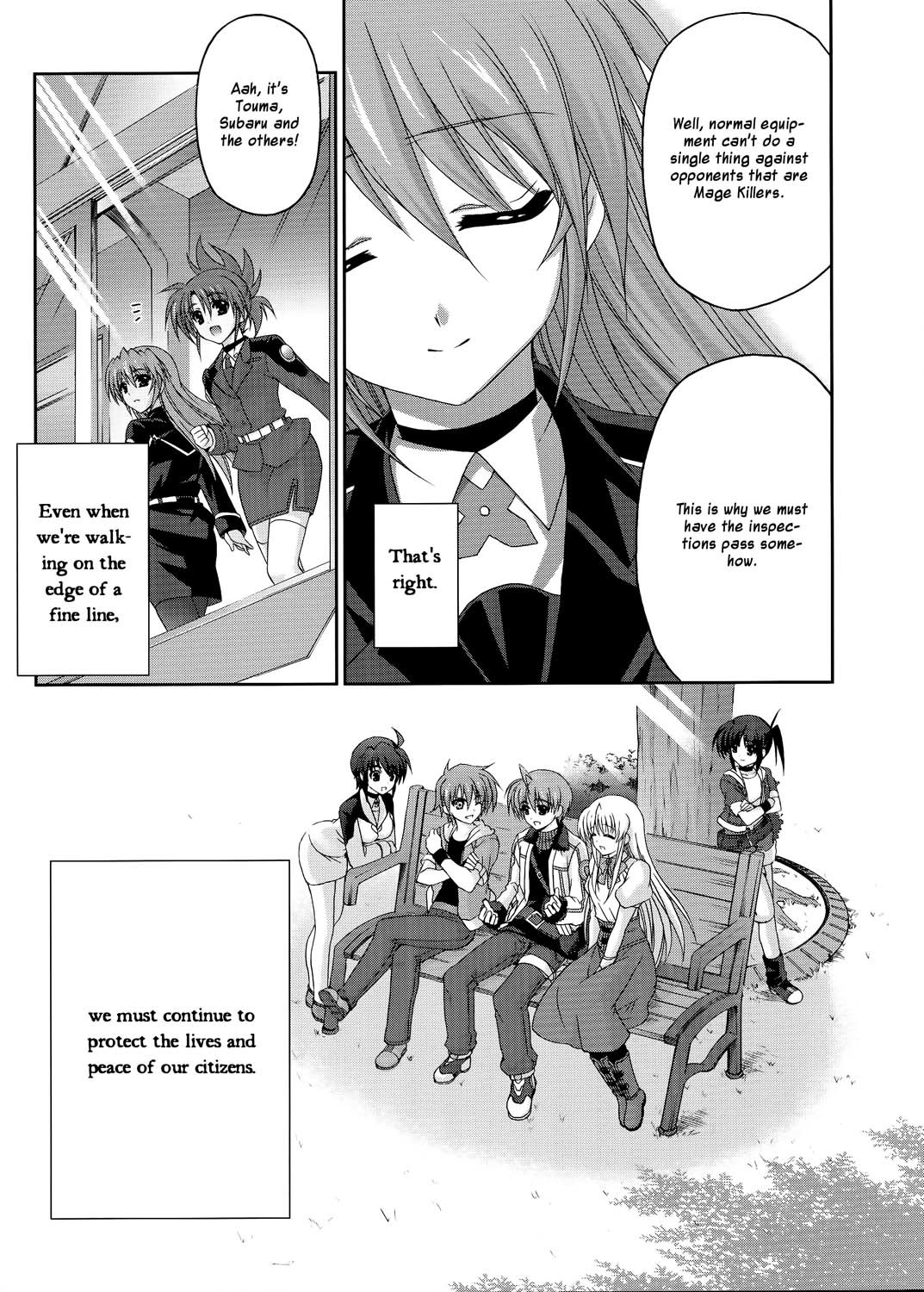 Mahou Senki Lyrical Nanoha Force Chapter 17 page 23 - Chapter 17: Record 17 - 「Bayonet」