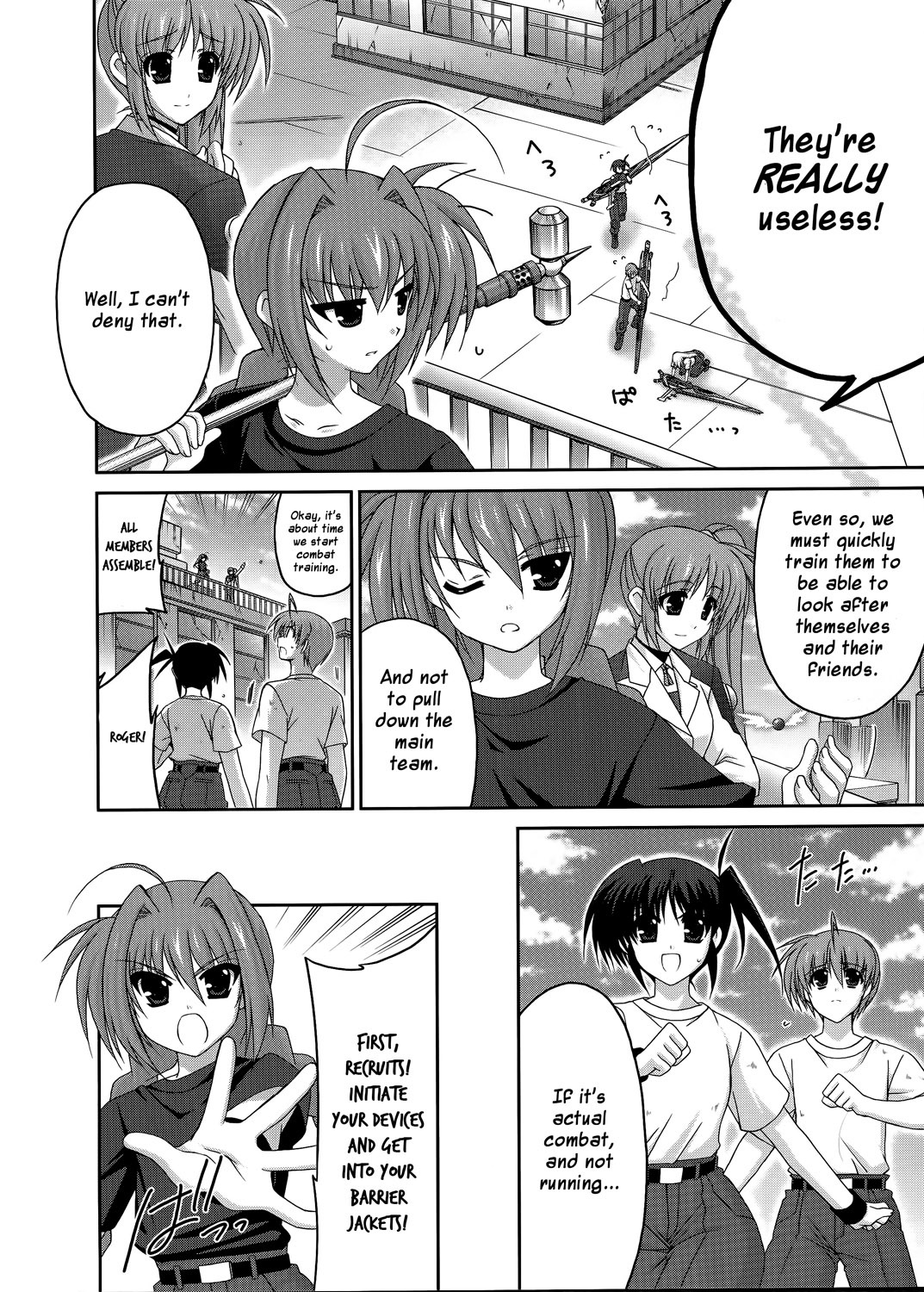 Mahou Senki Lyrical Nanoha Force Chapter 18 page 12 - Chapter 18: Record 18 - 「Cross encounter」
