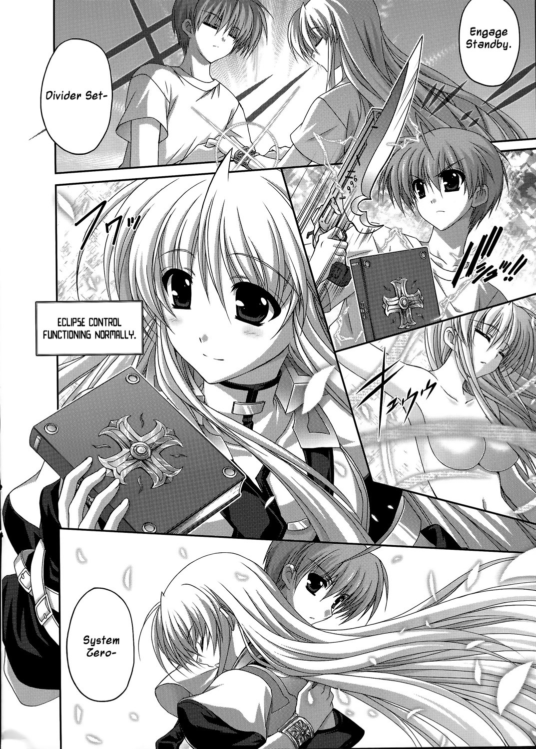 Mahou Senki Lyrical Nanoha Force Chapter 18 page 14 - Chapter 18: Record 18 - 「Cross encounter」
