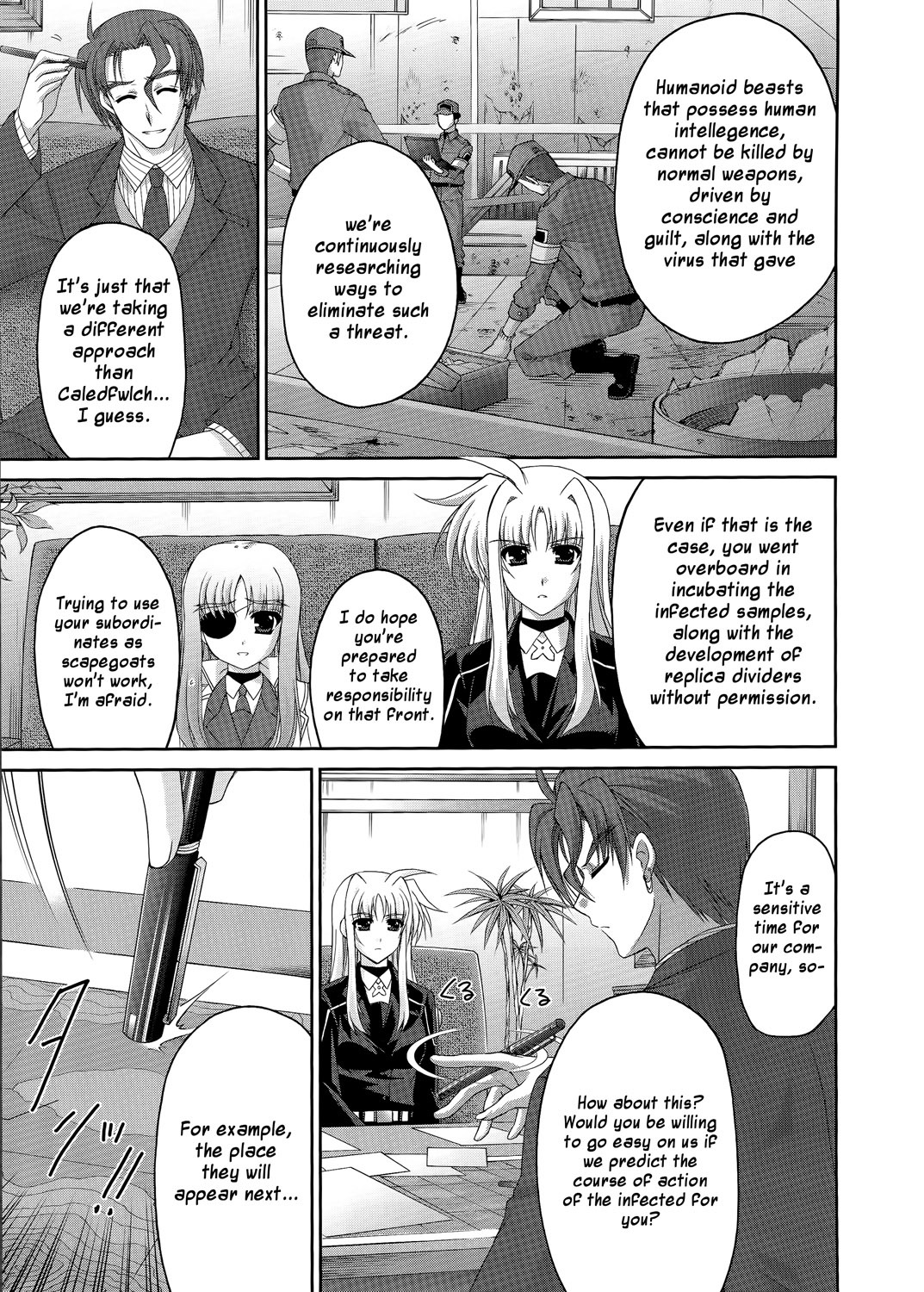 Mahou Senki Lyrical Nanoha Force Chapter 18 page 21 - Chapter 18: Record 18 - 「Cross encounter」