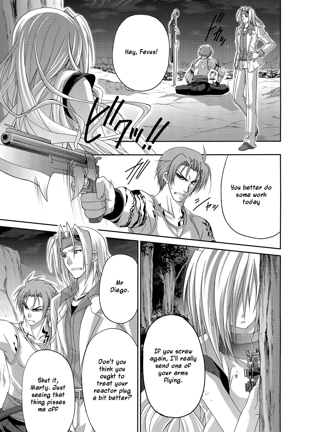 Mahou Senki Lyrical Nanoha Force Chapter 18 page 23 - Chapter 18: Record 18 - 「Cross encounter」