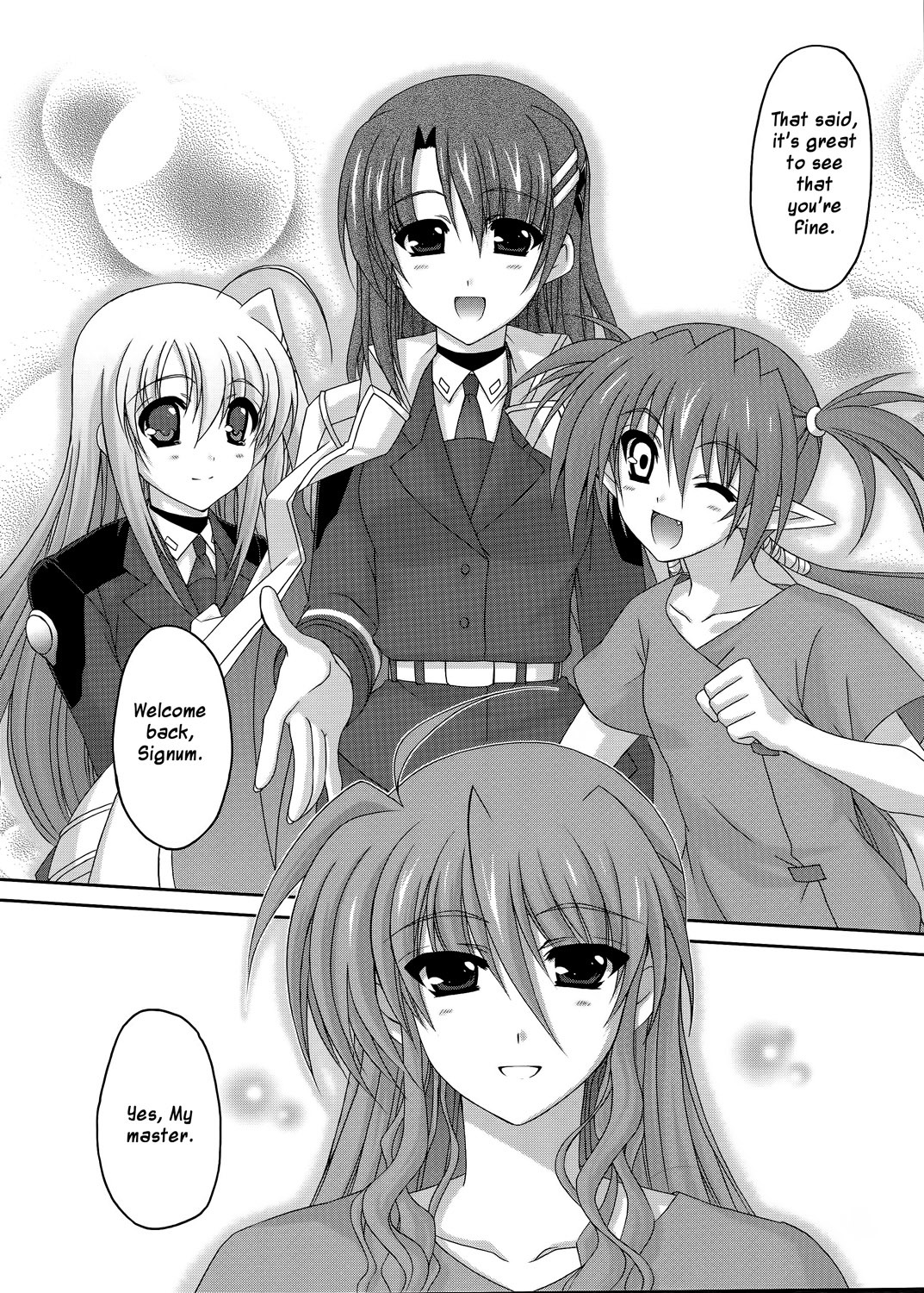 Mahou Senki Lyrical Nanoha Force Chapter 18 page 5 - Chapter 18: Record 18 - 「Cross encounter」