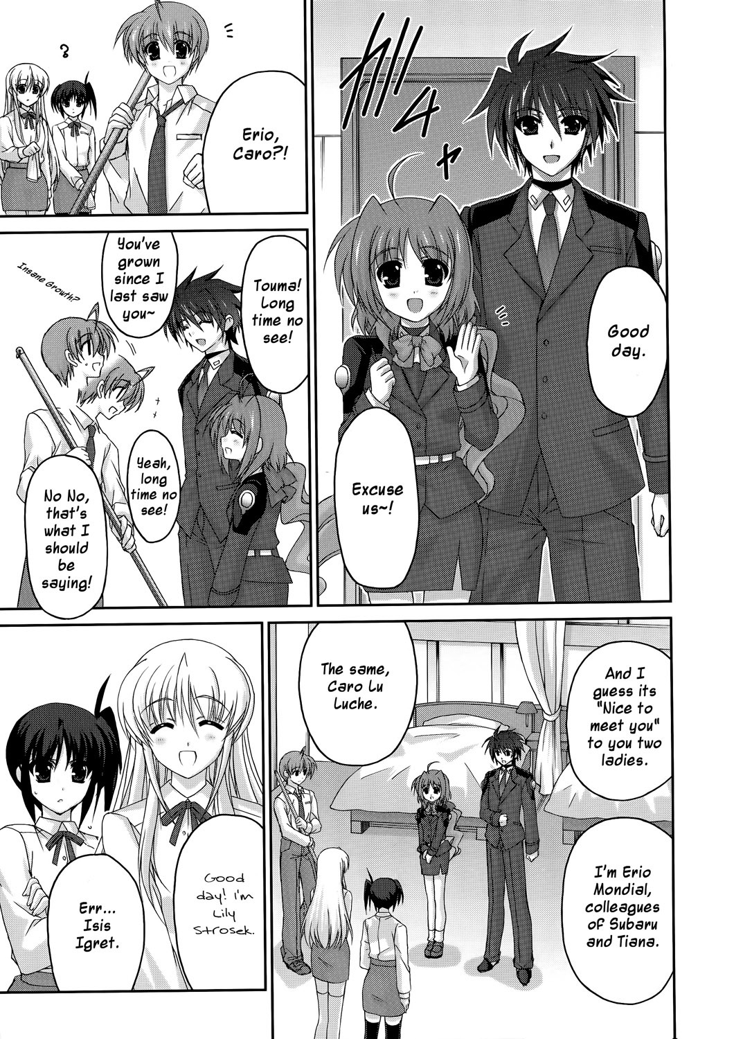 Mahou Senki Lyrical Nanoha Force Chapter 18 page 7 - Chapter 18: Record 18 - 「Cross encounter」
