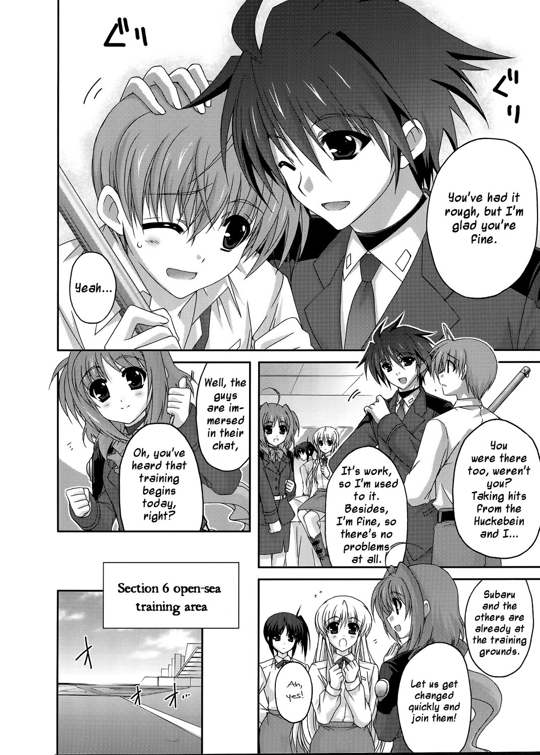 Mahou Senki Lyrical Nanoha Force Chapter 18 page 8 - Chapter 18: Record 18 - 「Cross encounter」