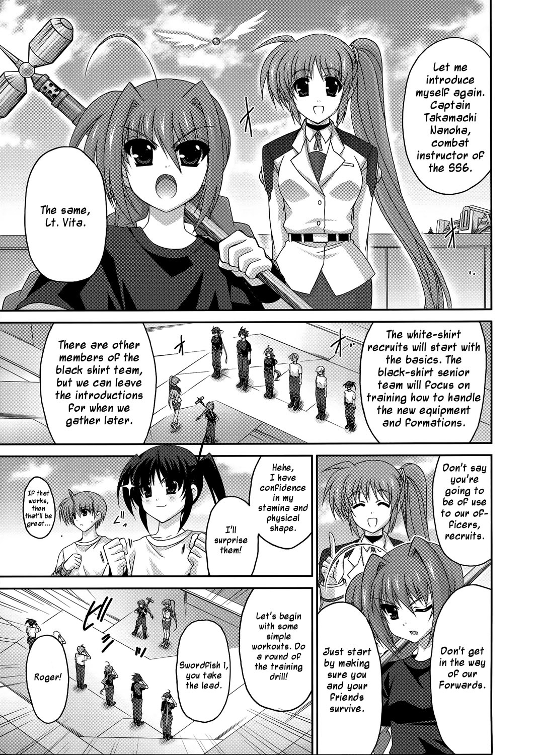 Mahou Senki Lyrical Nanoha Force Chapter 18 page 9 - Chapter 18: Record 18 - 「Cross encounter」