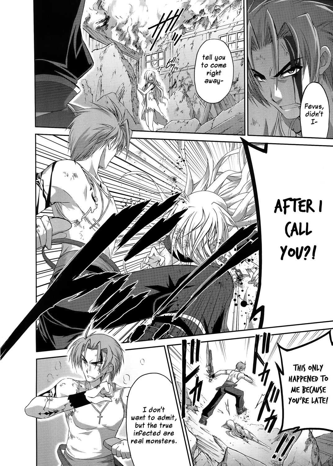 Mahou Senki Lyrical Nanoha Force Chapter 19 page 13 - Chapter 19: Record 19 - 「Cross encounter II」