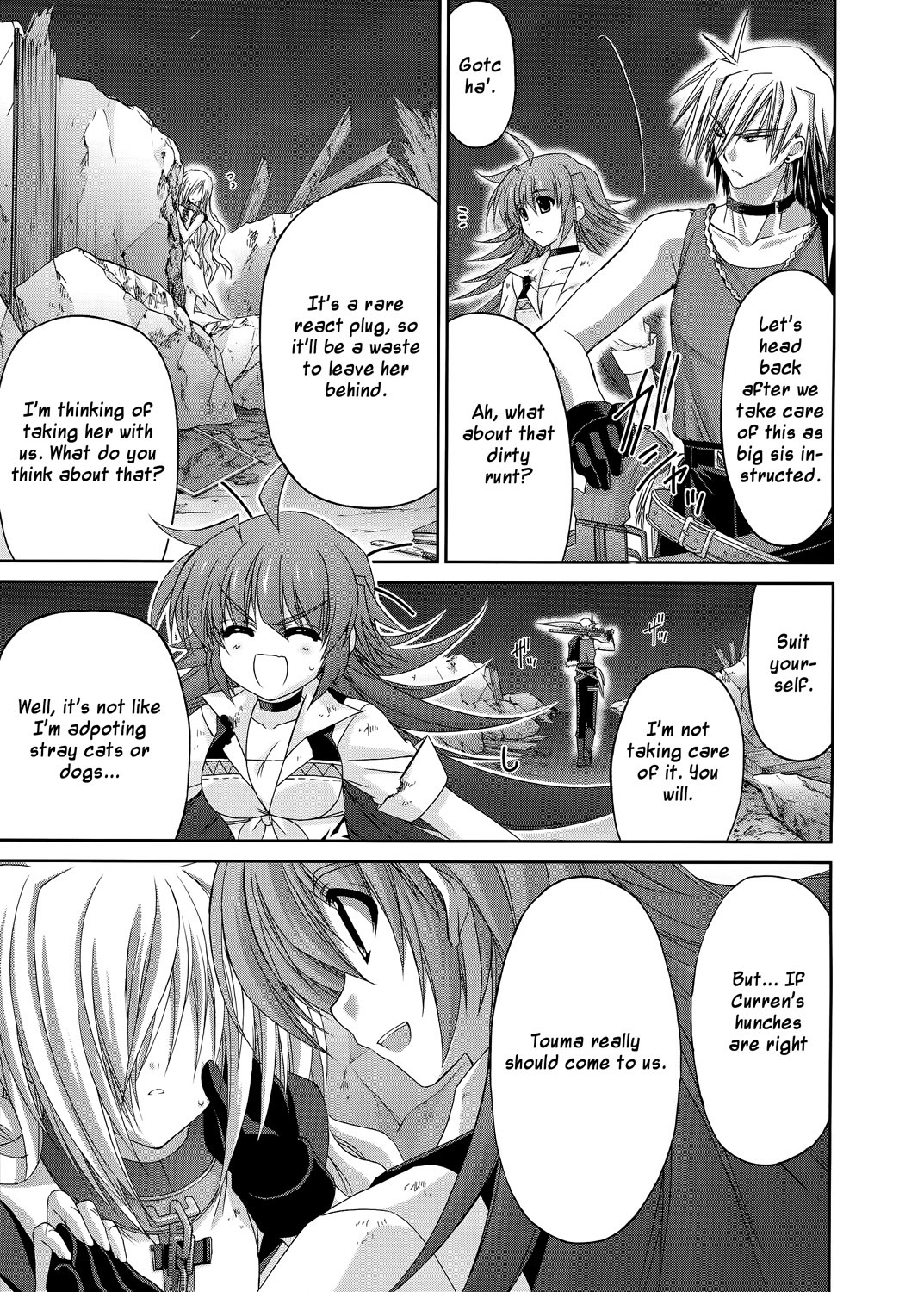 Mahou Senki Lyrical Nanoha Force Chapter 19 page 30 - Chapter 19: Record 19 - 「Cross encounter II」