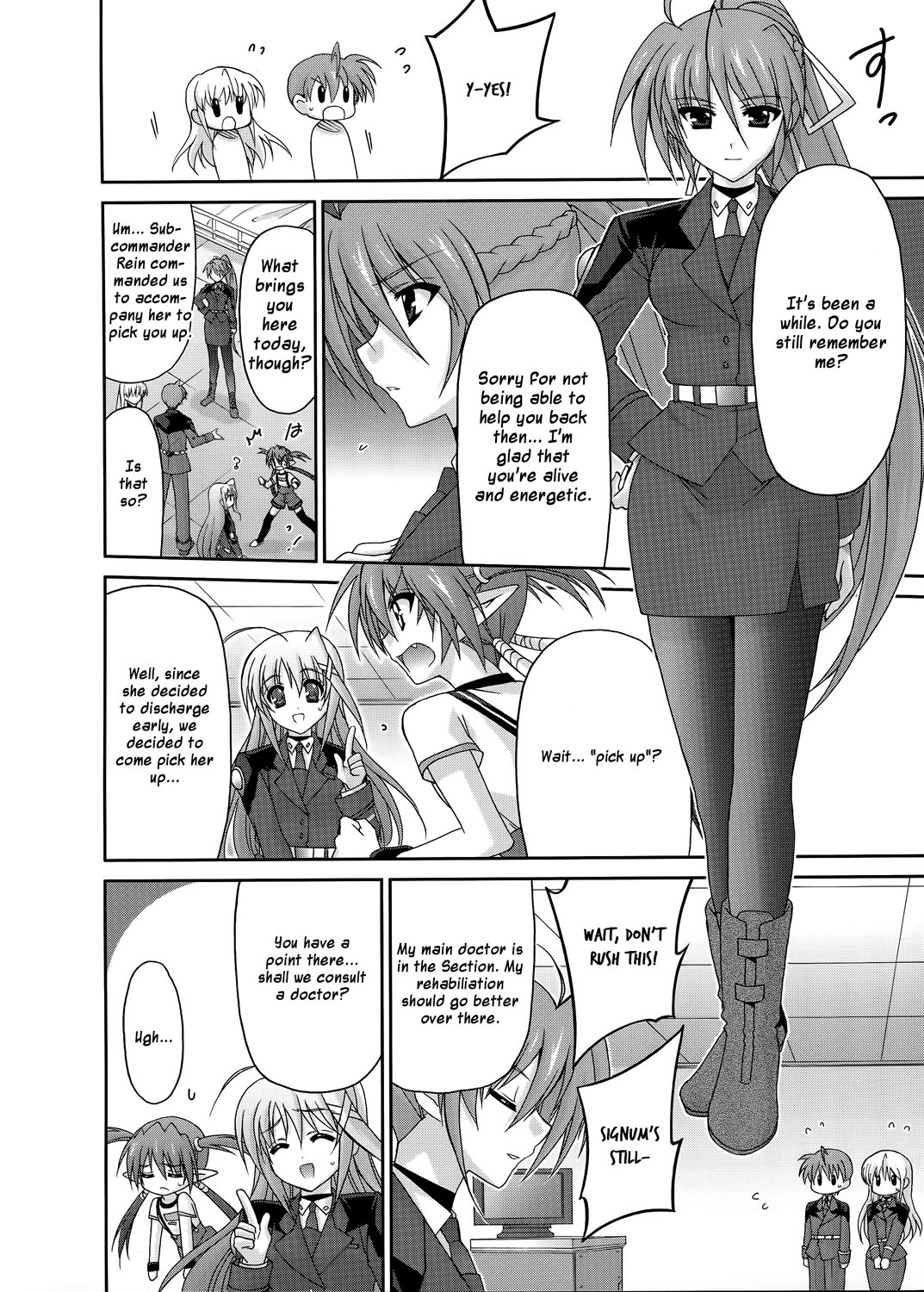 Mahou Senki Lyrical Nanoha Force Chapter 20 page 18 - Chapter 20: Record 20 - 「Next Door」