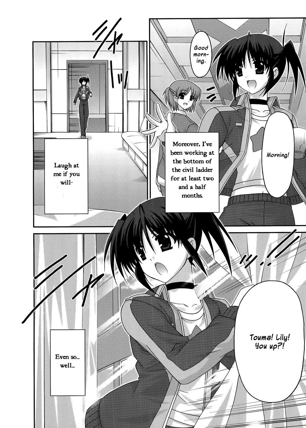 Mahou Senki Lyrical Nanoha Force Chapter 20 page 2 - Chapter 20: Record 20 - 「Next Door」
