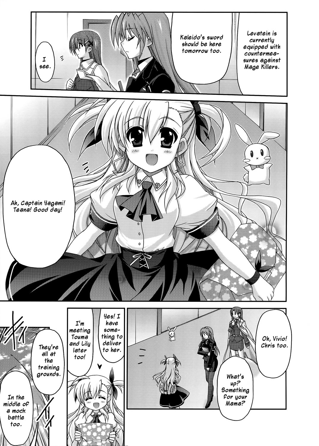 Mahou Senki Lyrical Nanoha Force Chapter 20 page 23 - Chapter 20: Record 20 - 「Next Door」