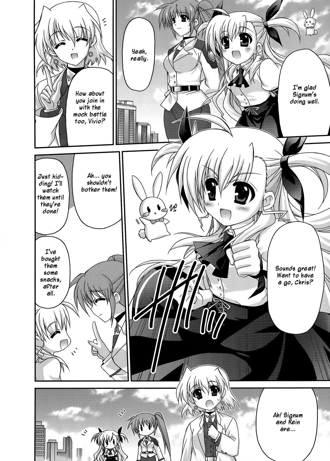 Mahou Senki Lyrical Nanoha Force Chapter 20 page 26 - Chapter 20: Record 20 - 「Next Door」