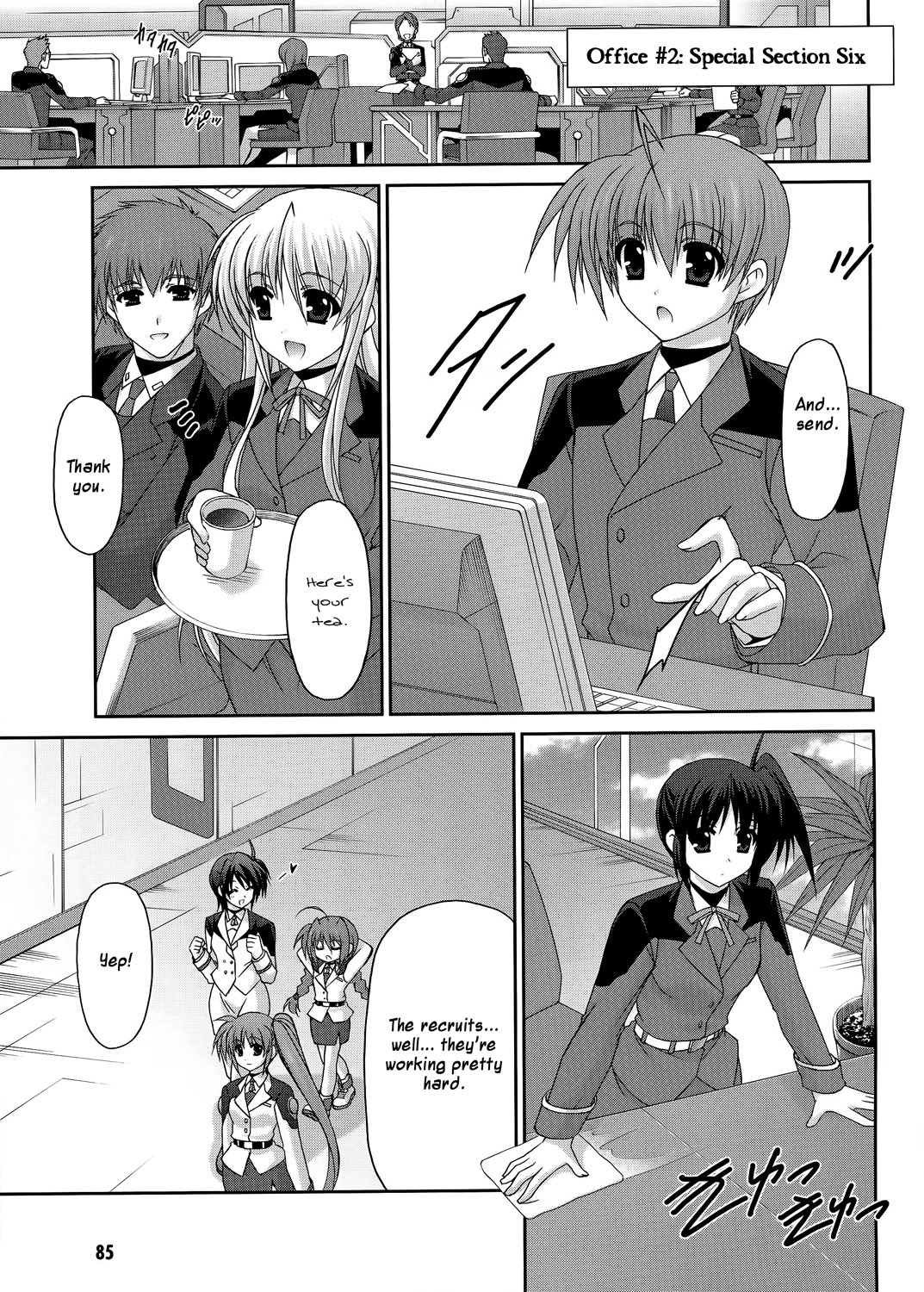 Mahou Senki Lyrical Nanoha Force Chapter 20 page 5 - Chapter 20: Record 20 - 「Next Door」
