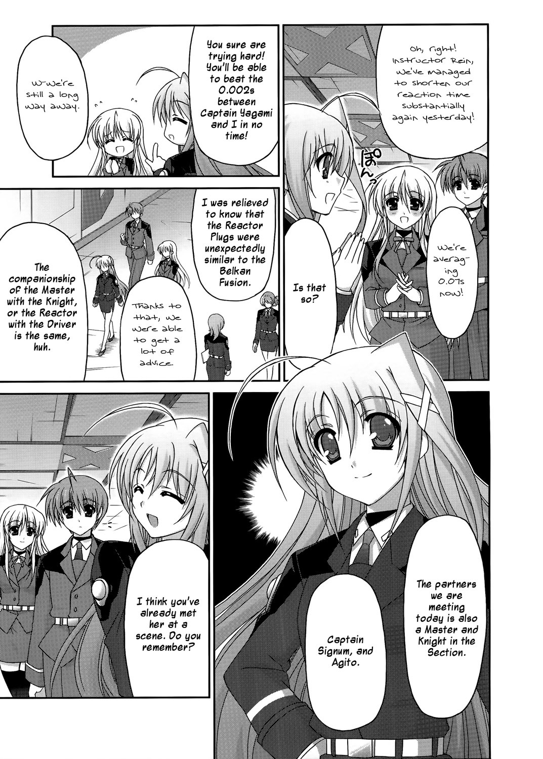 Mahou Senki Lyrical Nanoha Force Chapter 20 page 7 - Chapter 20: Record 20 - 「Next Door」