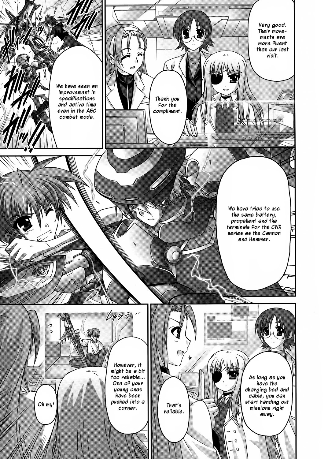 Mahou Senki Lyrical Nanoha Force Chapter 21 page 17 - Chapter 21: Record 21 - 「Armor Dine」
