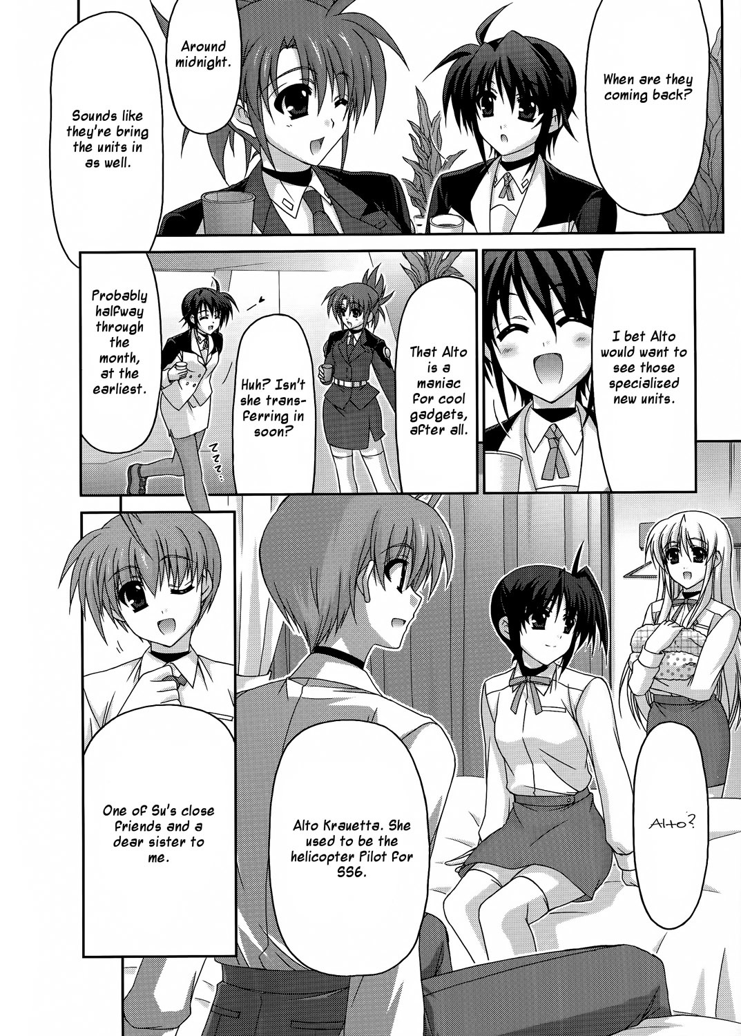 Mahou Senki Lyrical Nanoha Force Chapter 21 page 22 - Chapter 21: Record 21 - 「Armor Dine」