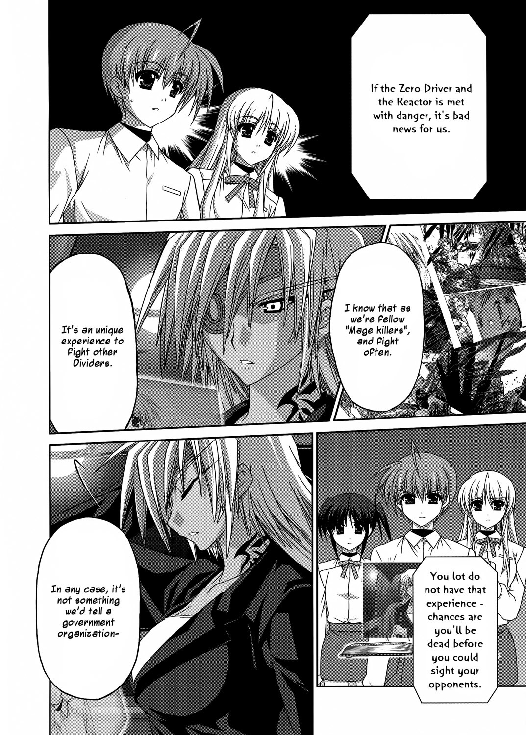Mahou Senki Lyrical Nanoha Force Chapter 21 page 28 - Chapter 21: Record 21 - 「Armor Dine」
