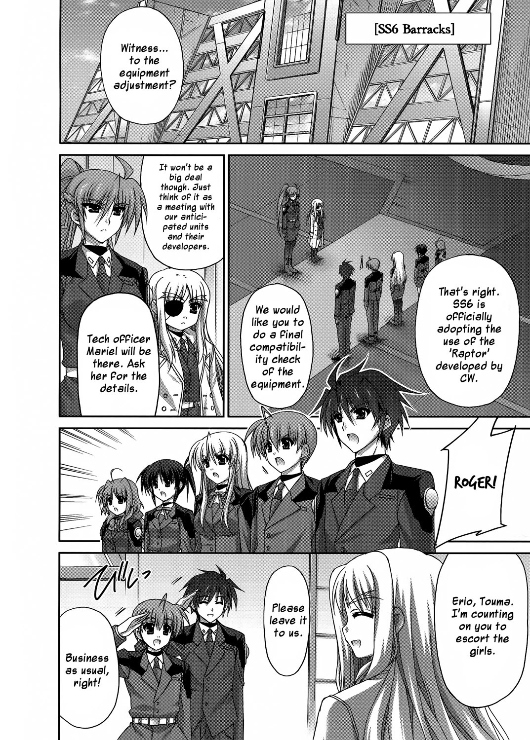 Mahou Senki Lyrical Nanoha Force Chapter 21 page 4 - Chapter 21: Record 21 - 「Armor Dine」