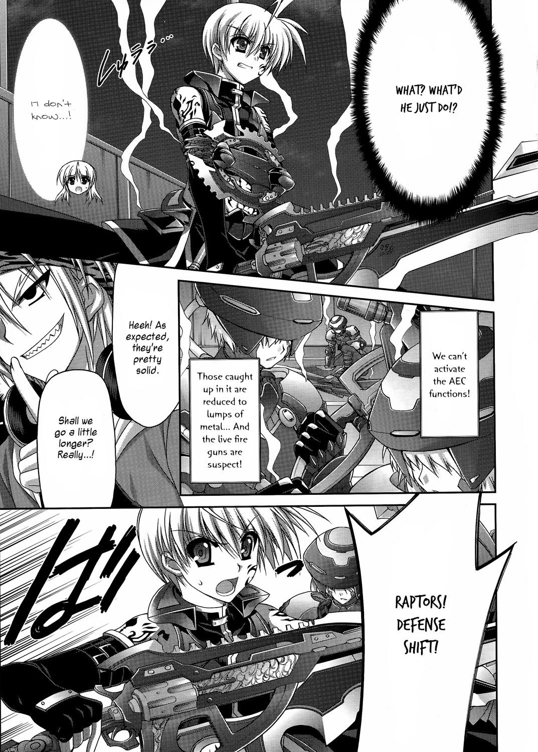 Mahou Senki Lyrical Nanoha Force Chapter 22 page 13 - Chapter 22: Record 22 - 「Grendel」