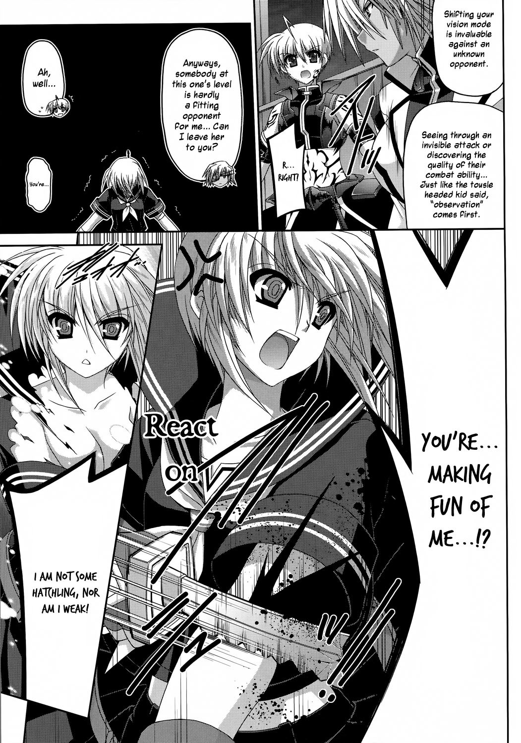 Mahou Senki Lyrical Nanoha Force Chapter 23 page 13 - Chapter 23: Record 23 - 「Grendel (II)」