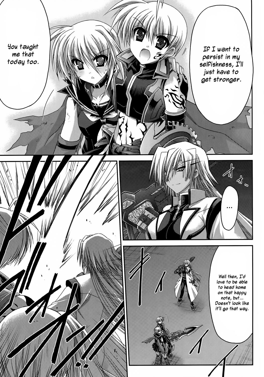 Mahou Senki Lyrical Nanoha Force Chapter 23 page 28 - Chapter 23: Record 23 - 「Grendel (II)」