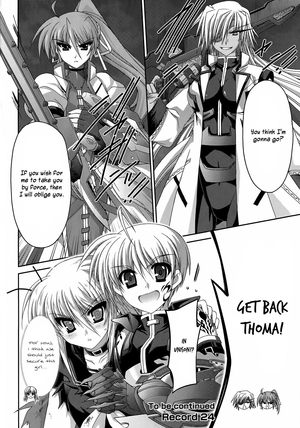 Mahou Senki Lyrical Nanoha Force Chapter 23 page 30 - Chapter 23: Record 23 - 「Grendel (II)」