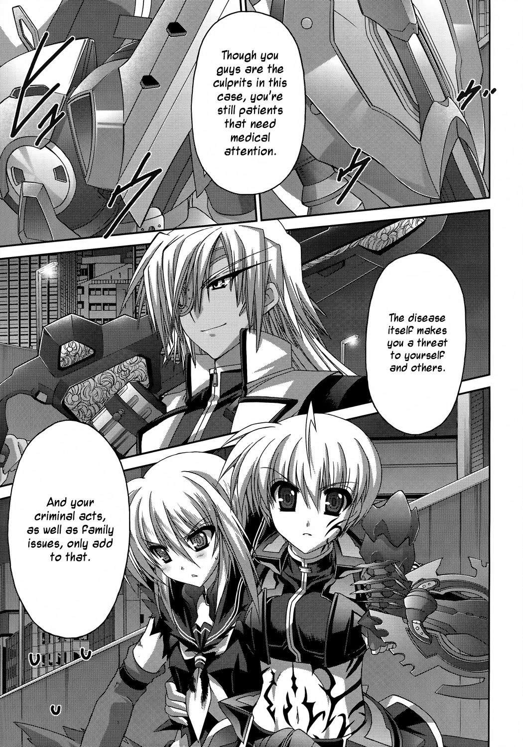 Mahou Senki Lyrical Nanoha Force Chapter 24 page 1 - Chapter 24: Record 24 - 「Grendel (III)」