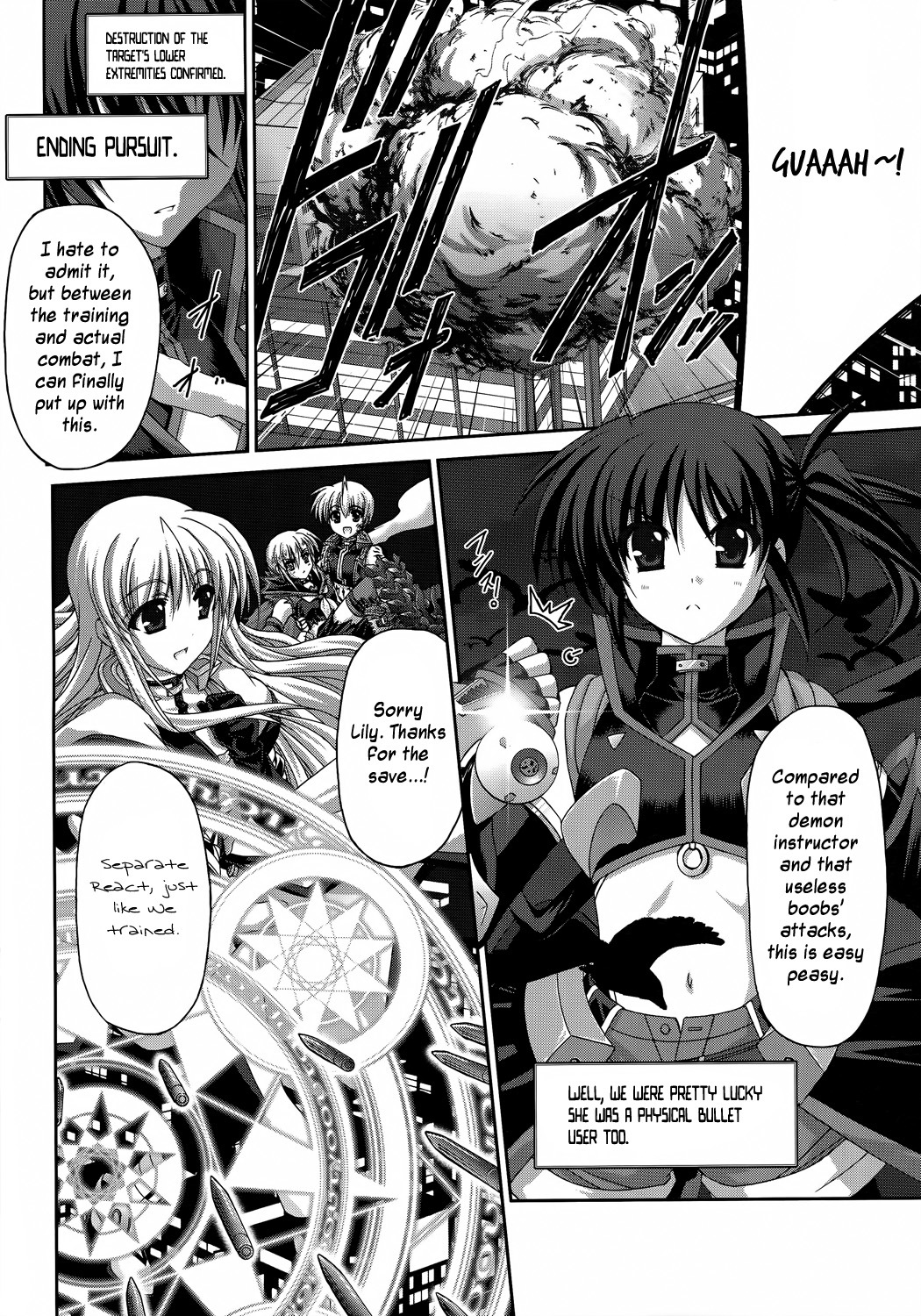 Mahou Senki Lyrical Nanoha Force Chapter 24 page 12 - Chapter 24: Record 24 - 「Grendel (III)」