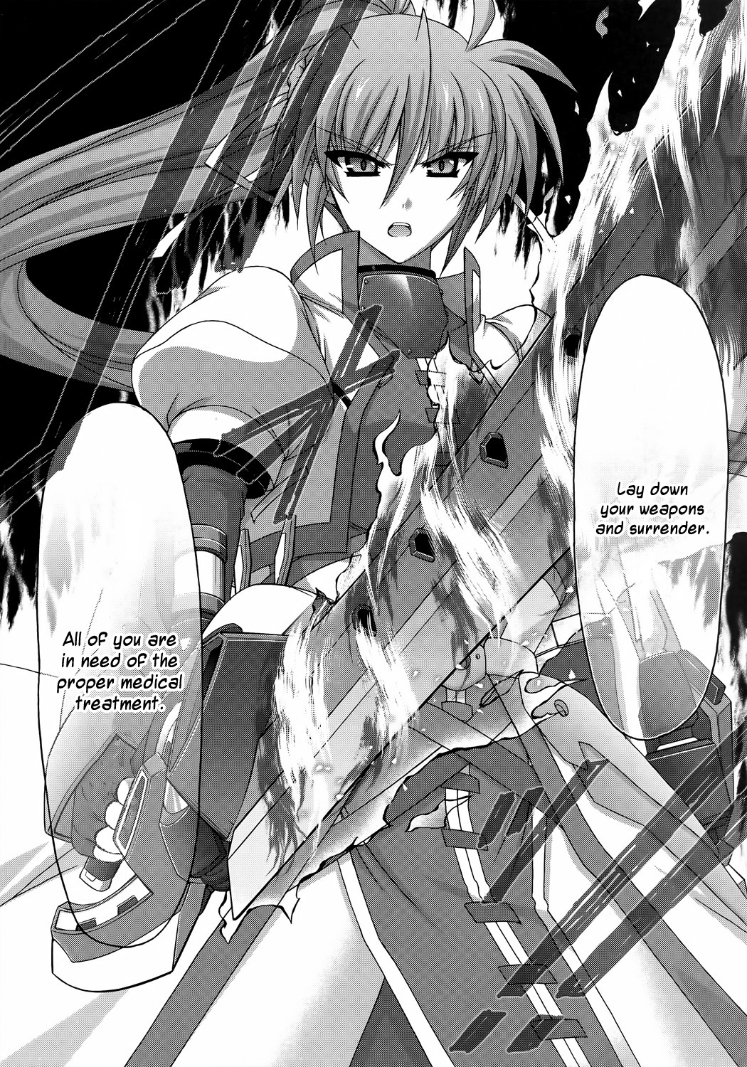 Mahou Senki Lyrical Nanoha Force Chapter 24 page 3 - Chapter 24: Record 24 - 「Grendel (III)」