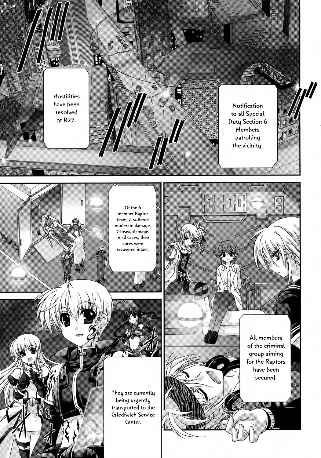 Mahou Senki Lyrical Nanoha Force Chapter 25 page 1 - Chapter 25: Record 25 - 「The Power (I)」