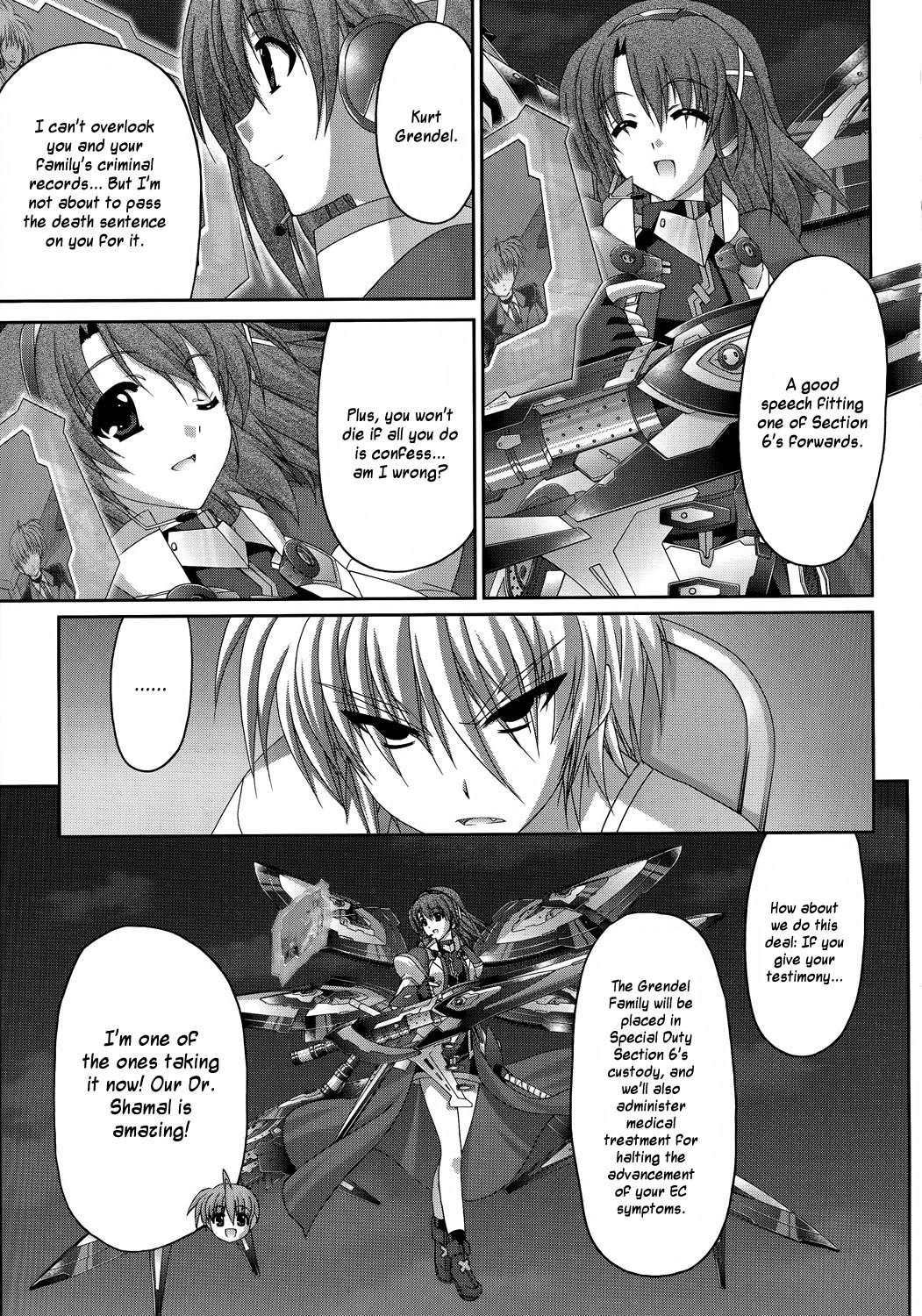 Mahou Senki Lyrical Nanoha Force Chapter 25 page 28 - Chapter 25: Record 25 - 「The Power (I)」