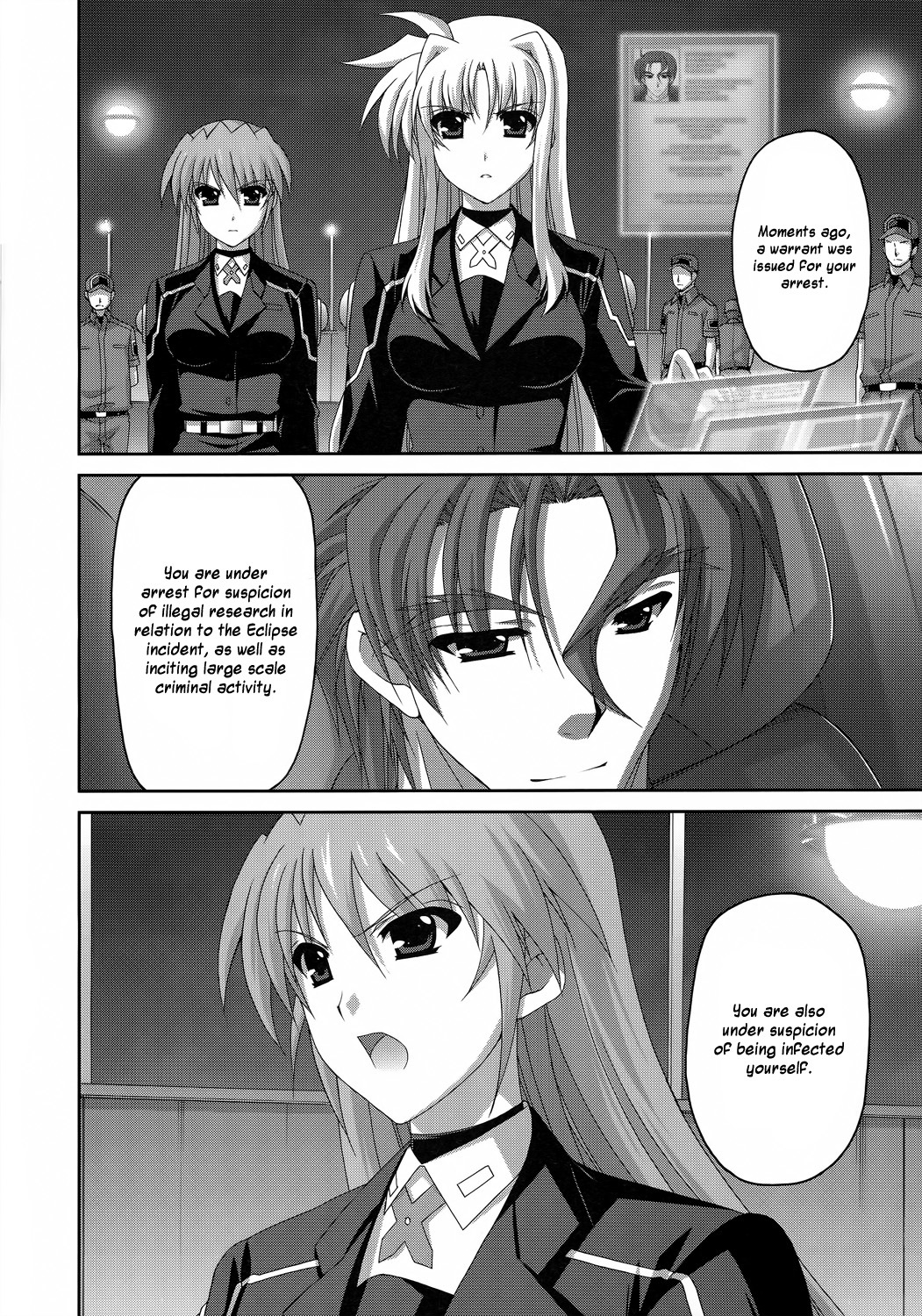 Mahou Senki Lyrical Nanoha Force Chapter 26 page 8 - Chapter 26: Record 26 - 「The Power (II)」