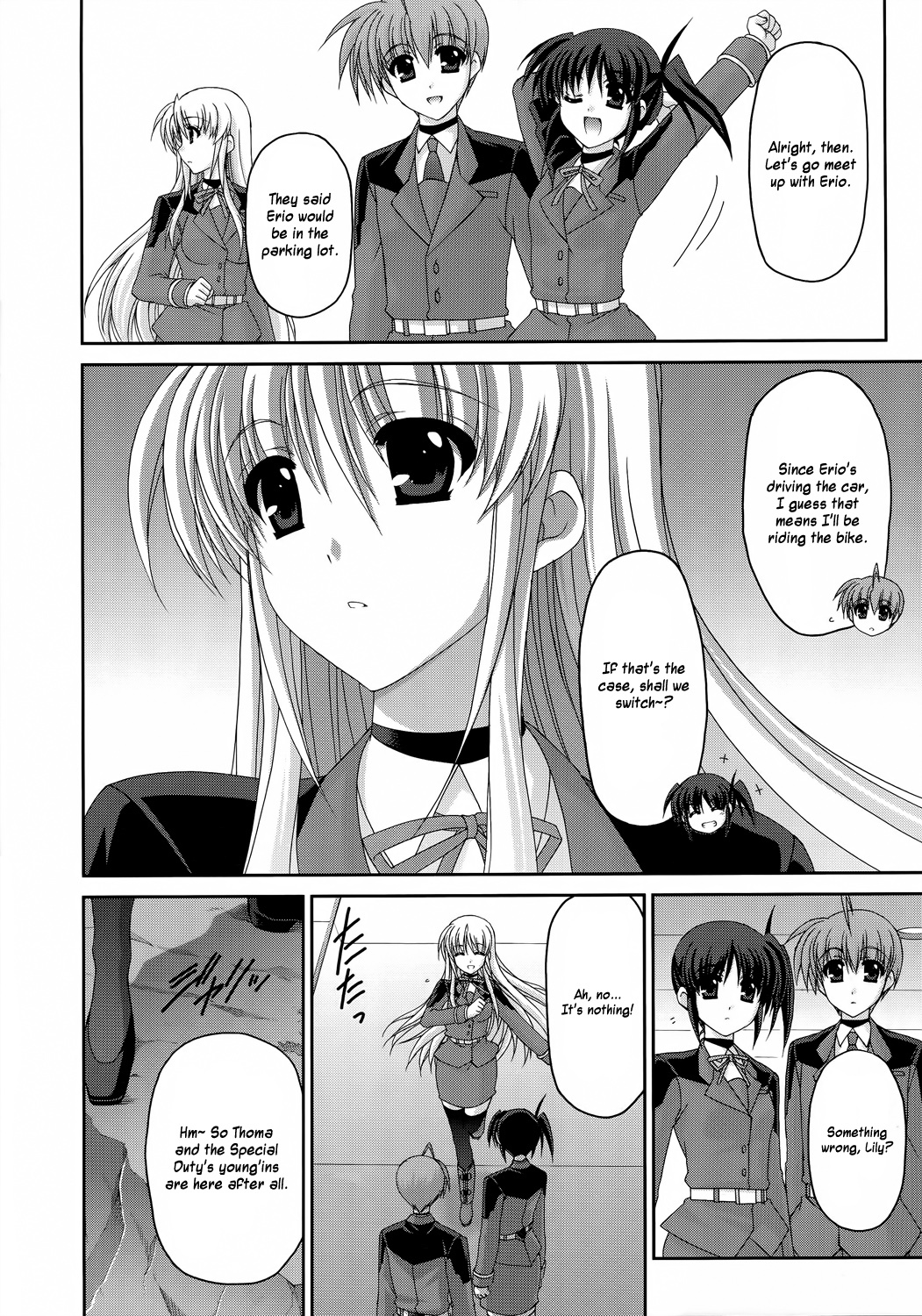 Mahou Senki Lyrical Nanoha Force Chapter 27 page 10 - Chapter 27: Record 27 - 「Get Away (I)」