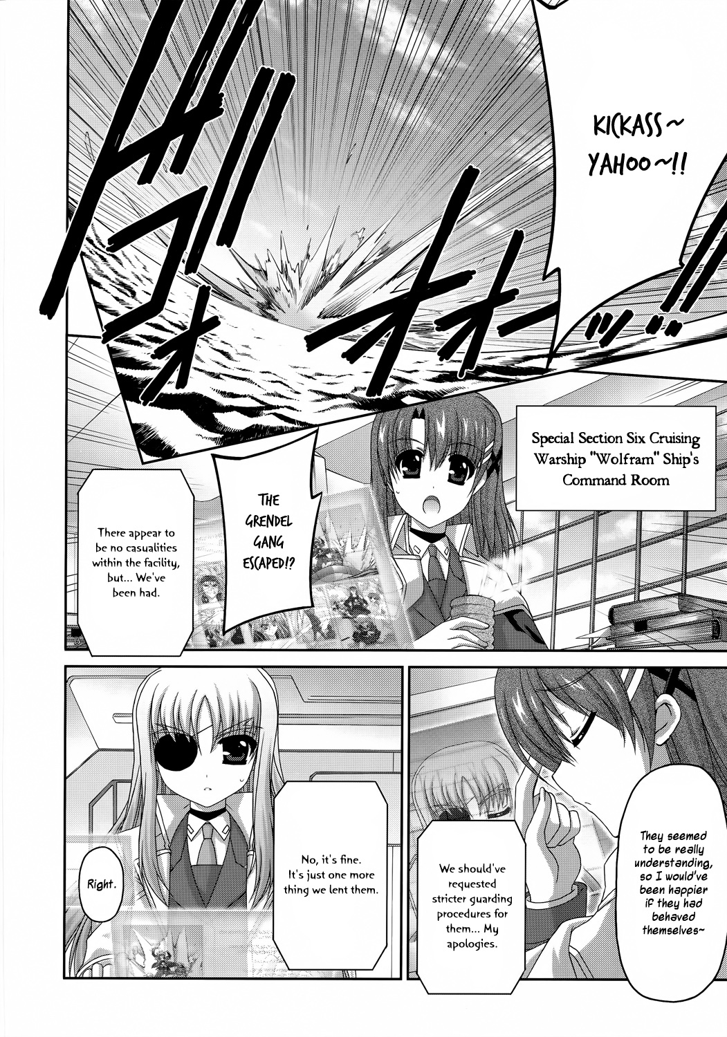 Mahou Senki Lyrical Nanoha Force Chapter 27 page 21 - Chapter 27: Record 27 - 「Get Away (I)」