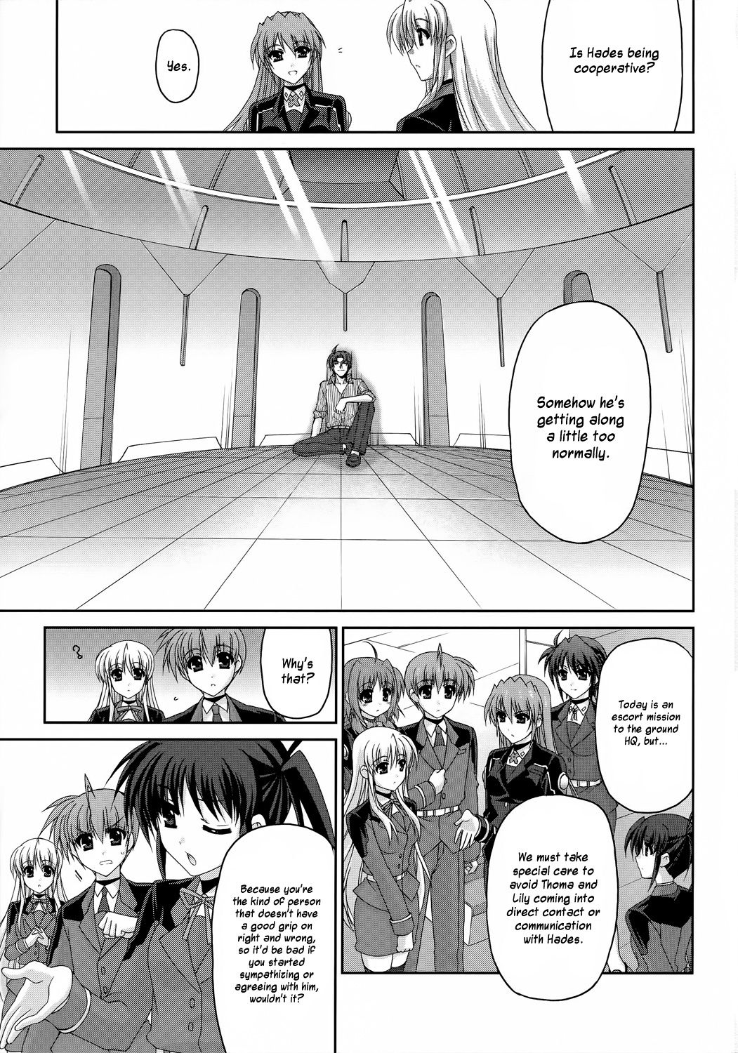 Mahou Senki Lyrical Nanoha Force Chapter 27 page 5 - Chapter 27: Record 27 - 「Get Away (I)」