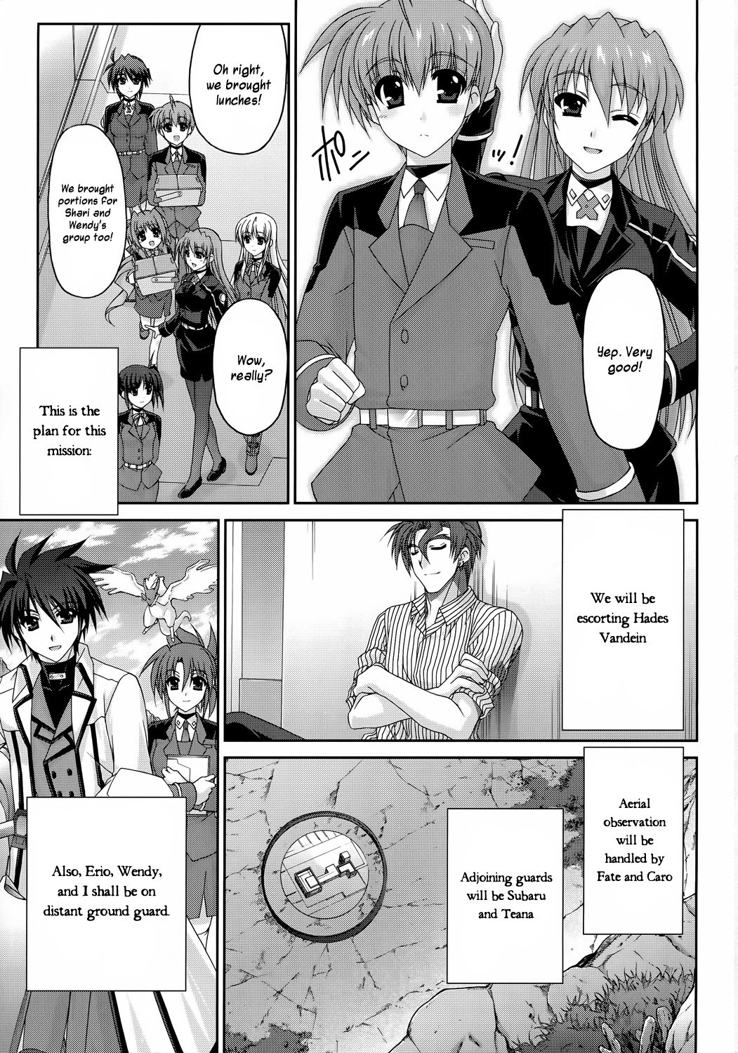 Mahou Senki Lyrical Nanoha Force Chapter 27 page 7 - Chapter 27: Record 27 - 「Get Away (I)」