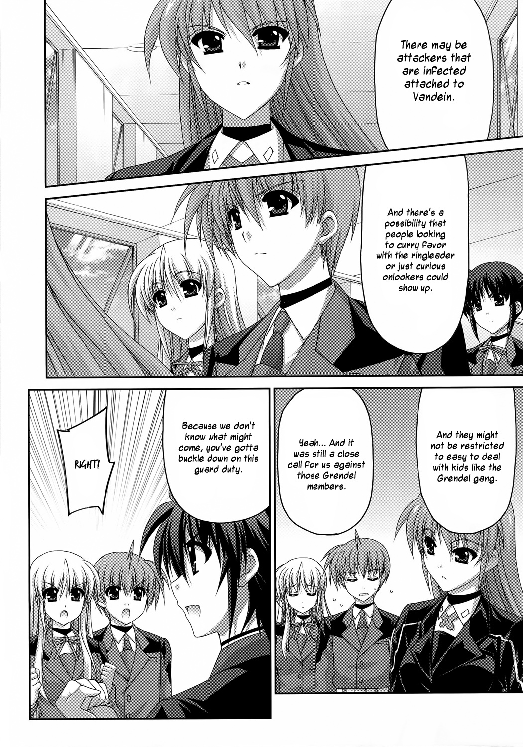 Mahou Senki Lyrical Nanoha Force Chapter 27 page 8 - Chapter 27: Record 27 - 「Get Away (I)」