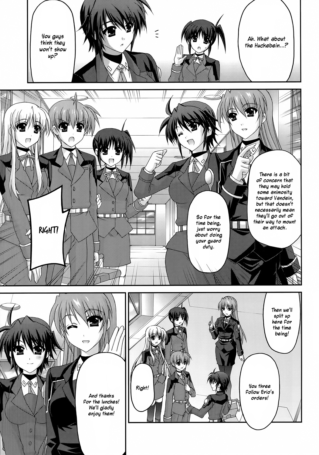 Mahou Senki Lyrical Nanoha Force Chapter 27 page 9 - Chapter 27: Record 27 - 「Get Away (I)」