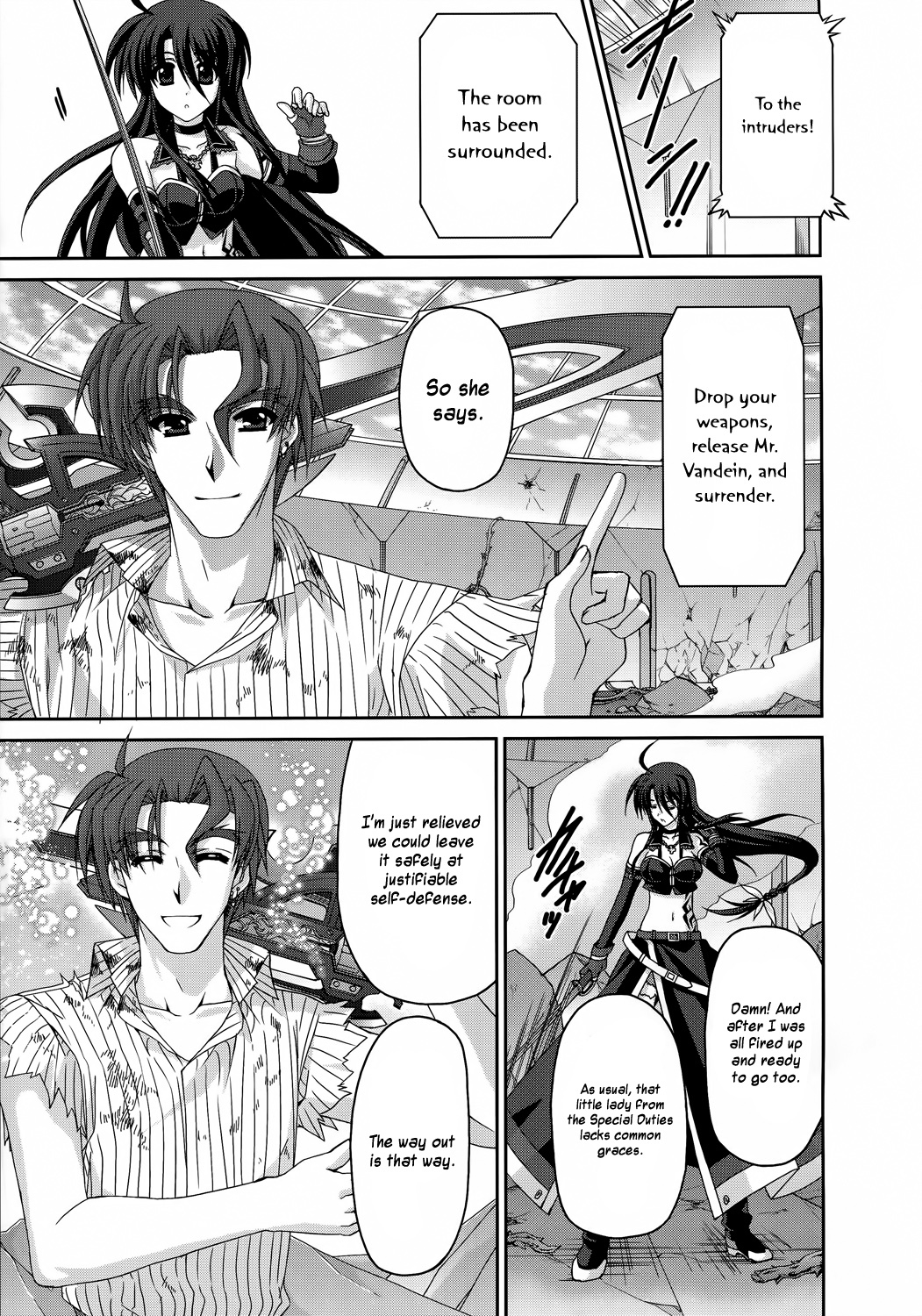Mahou Senki Lyrical Nanoha Force Chapter 28 page 23 - Chapter 28: Record 28 - 「Get Away (II)」