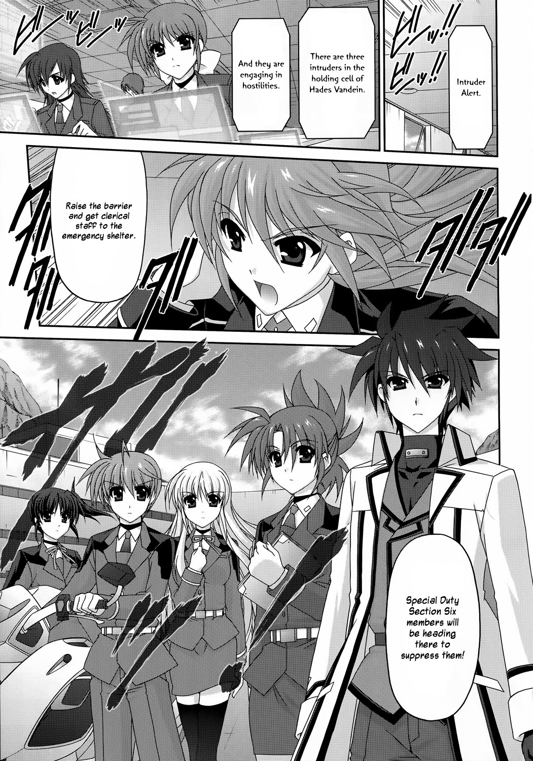 Mahou Senki Lyrical Nanoha Force Chapter 28 page 4 - Chapter 28: Record 28 - 「Get Away (II)」