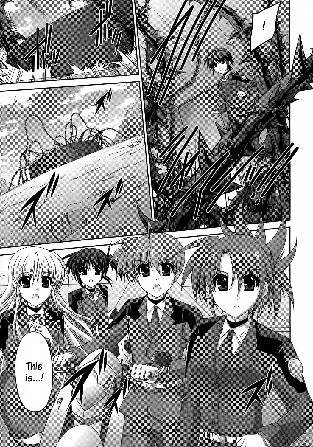 Mahou Senki Lyrical Nanoha Force Chapter 28 page 6 - Chapter 28: Record 28 - 「Get Away (II)」
