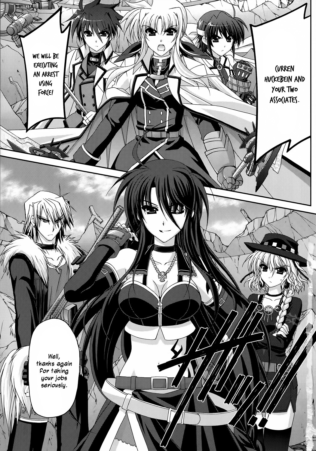 Mahou Senki Lyrical Nanoha Force Chapter 29 page 1 - Chapter 29: Record 29 - 「Get Away (III)」