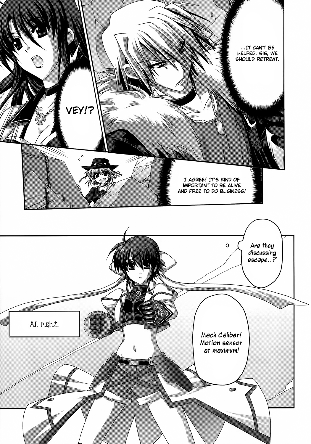 Mahou Senki Lyrical Nanoha Force Chapter 29 page 14 - Chapter 29: Record 29 - 「Get Away (III)」