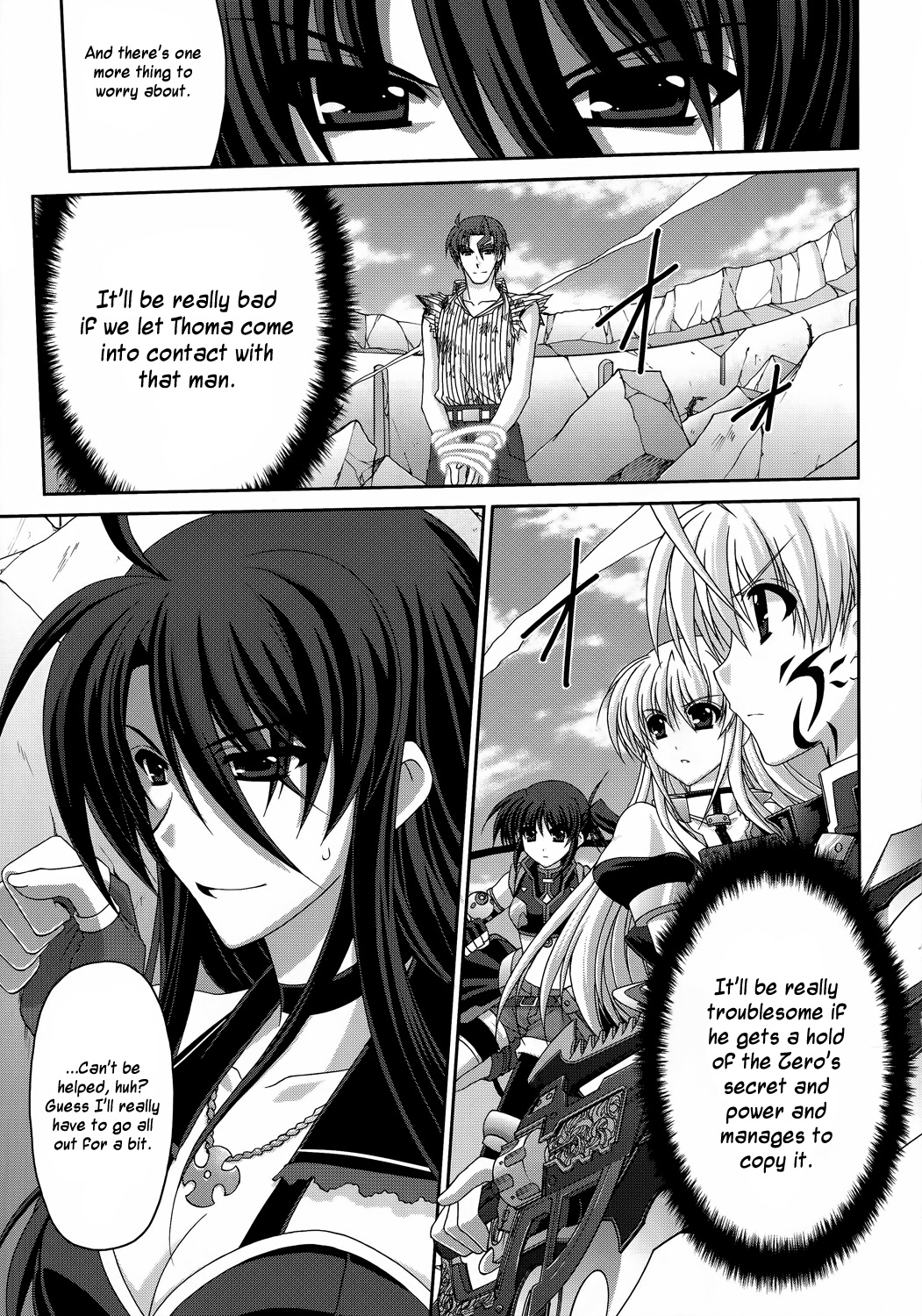 Mahou Senki Lyrical Nanoha Force Chapter 29 page 16 - Chapter 29: Record 29 - 「Get Away (III)」