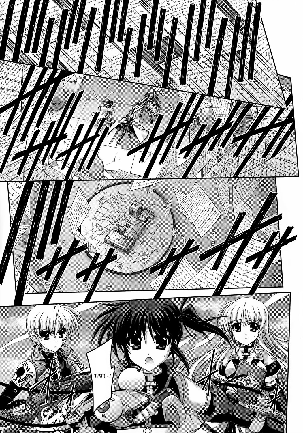 Mahou Senki Lyrical Nanoha Force Chapter 29 page 22 - Chapter 29: Record 29 - 「Get Away (III)」