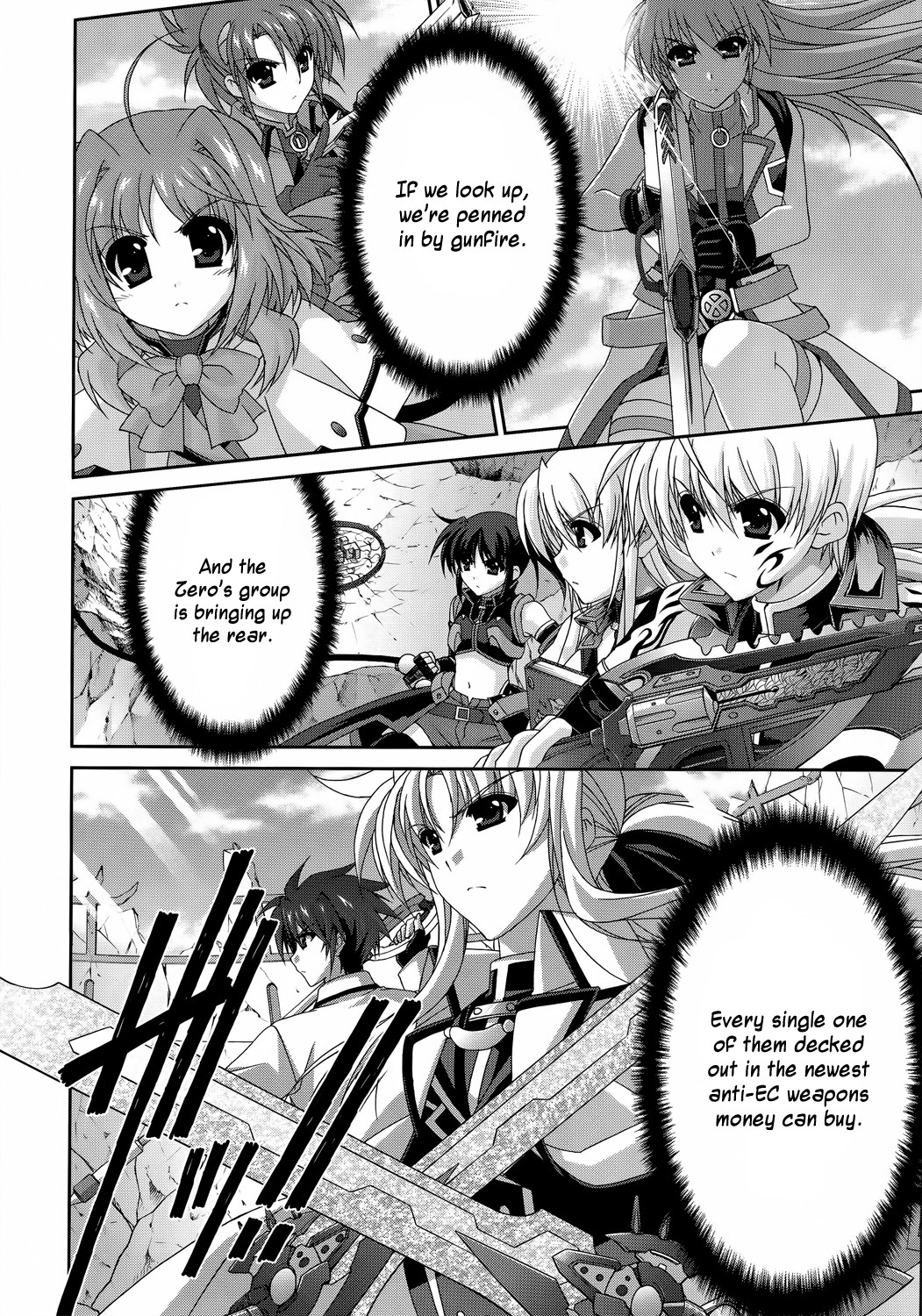 Mahou Senki Lyrical Nanoha Force Chapter 29 page 4 - Chapter 29: Record 29 - 「Get Away (III)」