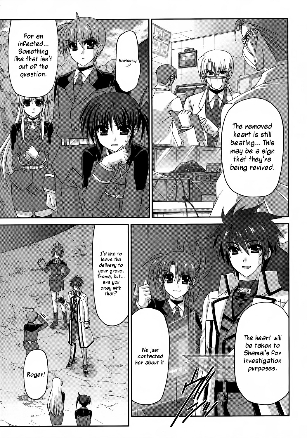Mahou Senki Lyrical Nanoha Force Chapter 30 page 11 - Chapter 30: Record 30 - 「Dominant&Rose (I)」