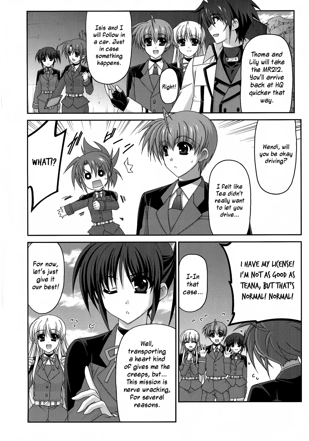 Mahou Senki Lyrical Nanoha Force Chapter 30 page 12 - Chapter 30: Record 30 - 「Dominant&Rose (I)」